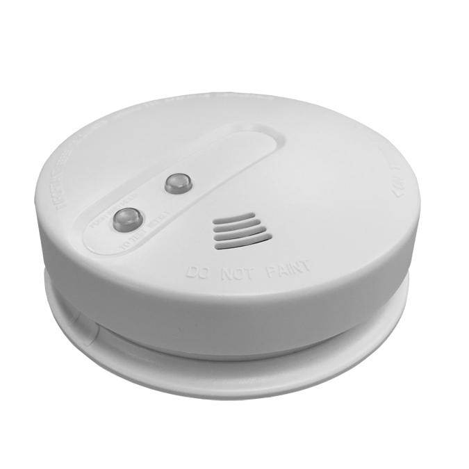 Arrowhead 230V HARDWIRED SMOKE ALARM WITH 9V DC ALKALINE BATTERY BACK