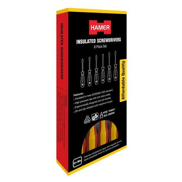 Hamer Screwdriver 8 Piece Set