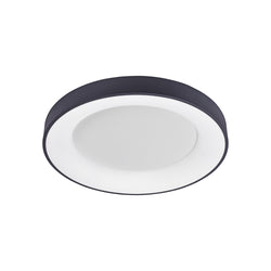 EUROTECH VENIUS 480DIA CEILING BUTTON BLACK 3000K/3500K/4000K 230V LED 40W