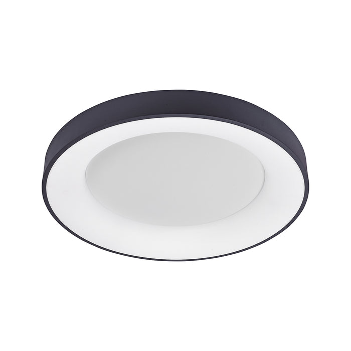 EUROTECH VENIUS 600DIA CEILING BUTTON BLACK 3000K/3500K/4000K 230V LED 40W