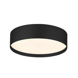 EUROTECH VENIUS 450DIA CEILING BUTTON BLACK 3000K/3500K/4000K 230V LED 40W