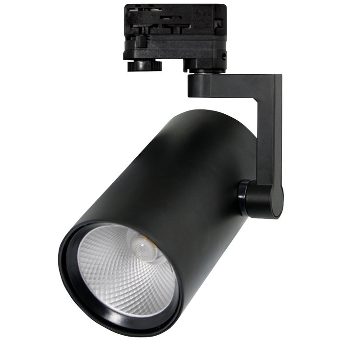 PROLUX LIGHT TRACK SPOT 30W COMMERCIAL BLACK 20-50 DEG 3K 103X180