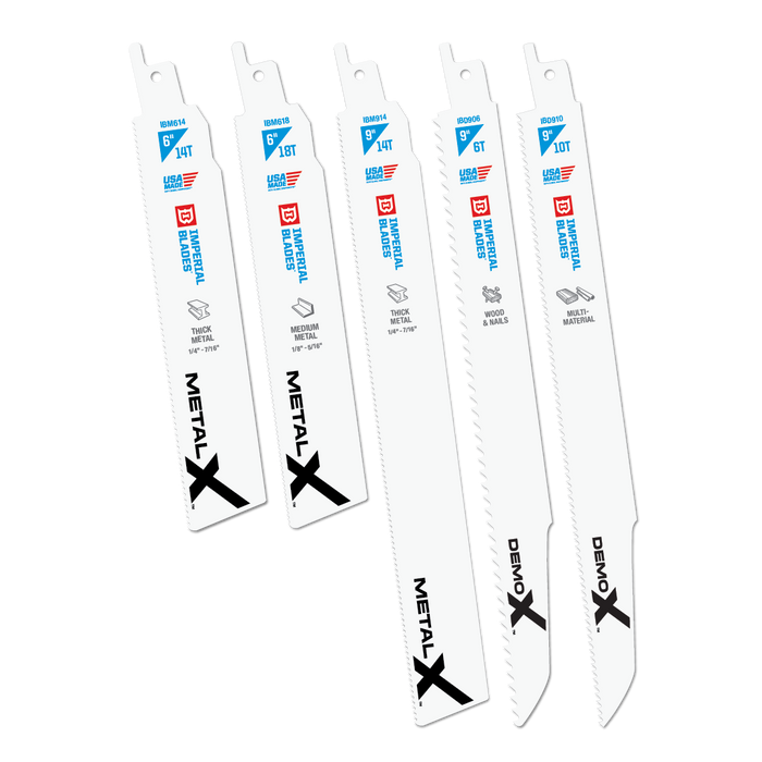 Trucut Imperial USA Recip Blade Demolition Multi Pack 5