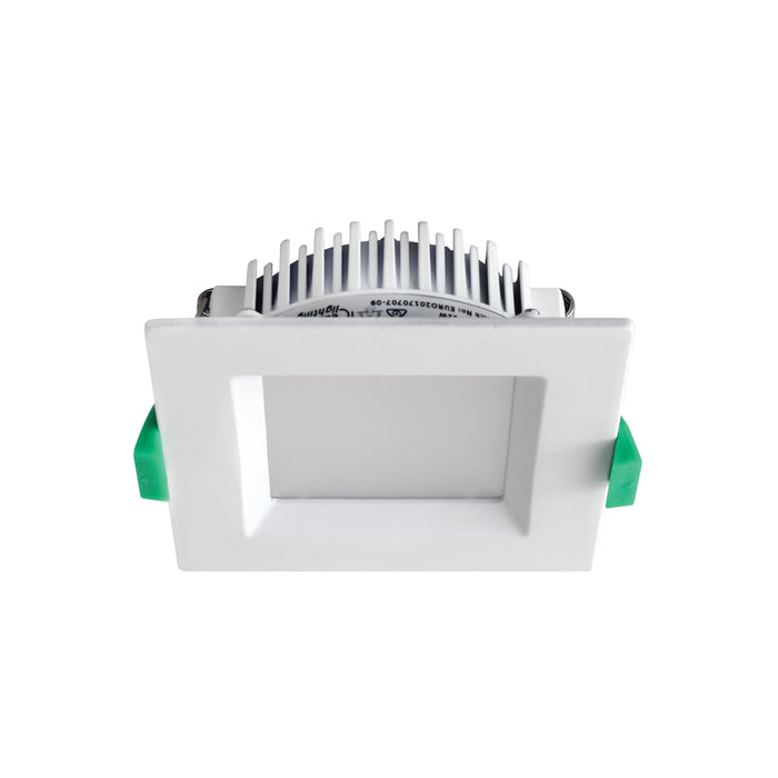 EUROTECH GEO12S - SQUARE LED DOWNLIGHT WHITE 3000K/4000K/6000K 230V LED 12W IP44