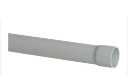 Iplex Electrical Conduit 20mmx4M Socket One End Grey