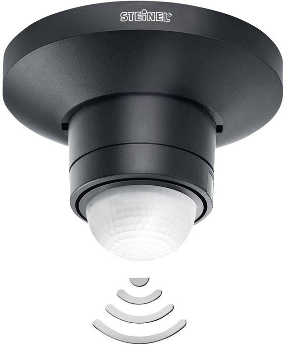 Steinel Sensor PIR trio soffit/ceiling Steinel IS360D Black 360o 12m