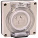 Iso Socket outlet 3 pin 10A 250V