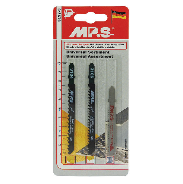 Trucut Mps Jigsaw Blade Set Pk 3