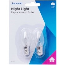 Jackson NIGHT LIGHT BULBS ES 7W 240V