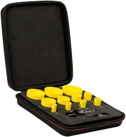 Starrett Electricians DeLuxe Bi Metal Holesaw Kit in EVA Case