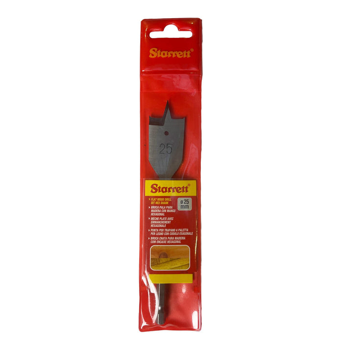 Starrett Spade Bit 25mm x 152mm