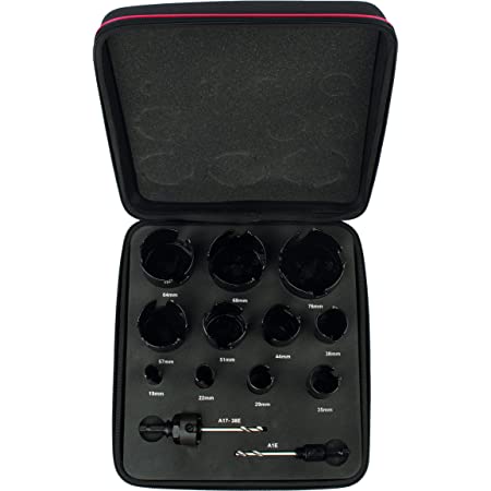 Starrett TCT Fast 13 Piece Holesaw Kit in EVA case