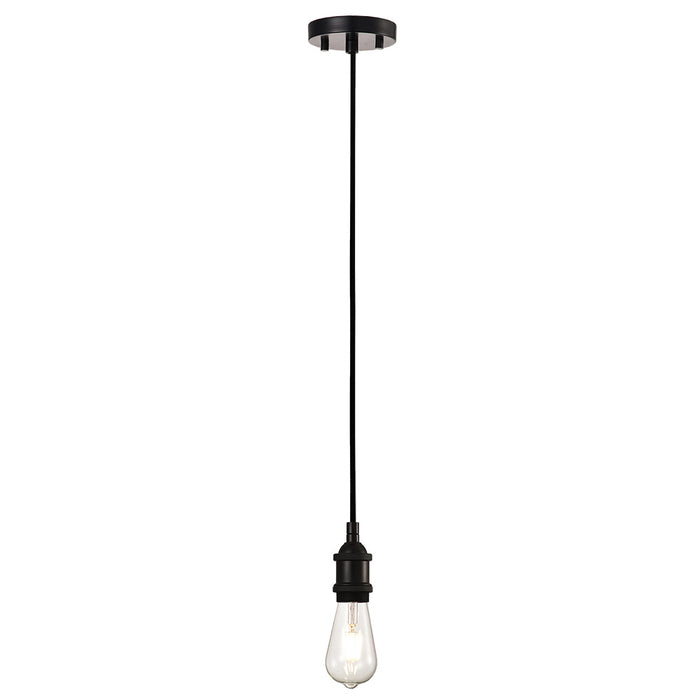 EUROTECH MIA - CORDSET PENDANT BLACK  230V E27 60W