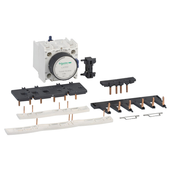 Schneider Kit for star delta starter assembling, for 3 x contactors LC1D09-D38 star identical, with timer block