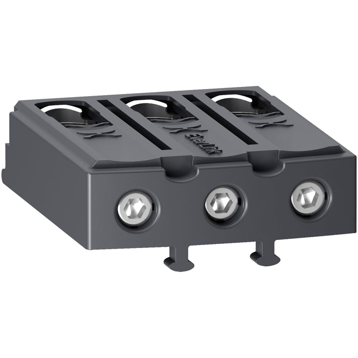 Schneider Terminal block, TeSys Deca, Everlink BTR screw connectors, 3P, for contactors LC1D40A-D80A