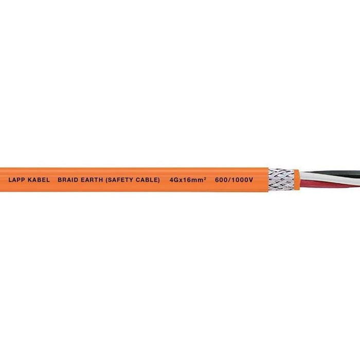 Lapp 4x16mm2 + Braid Earth (Safety Cable)