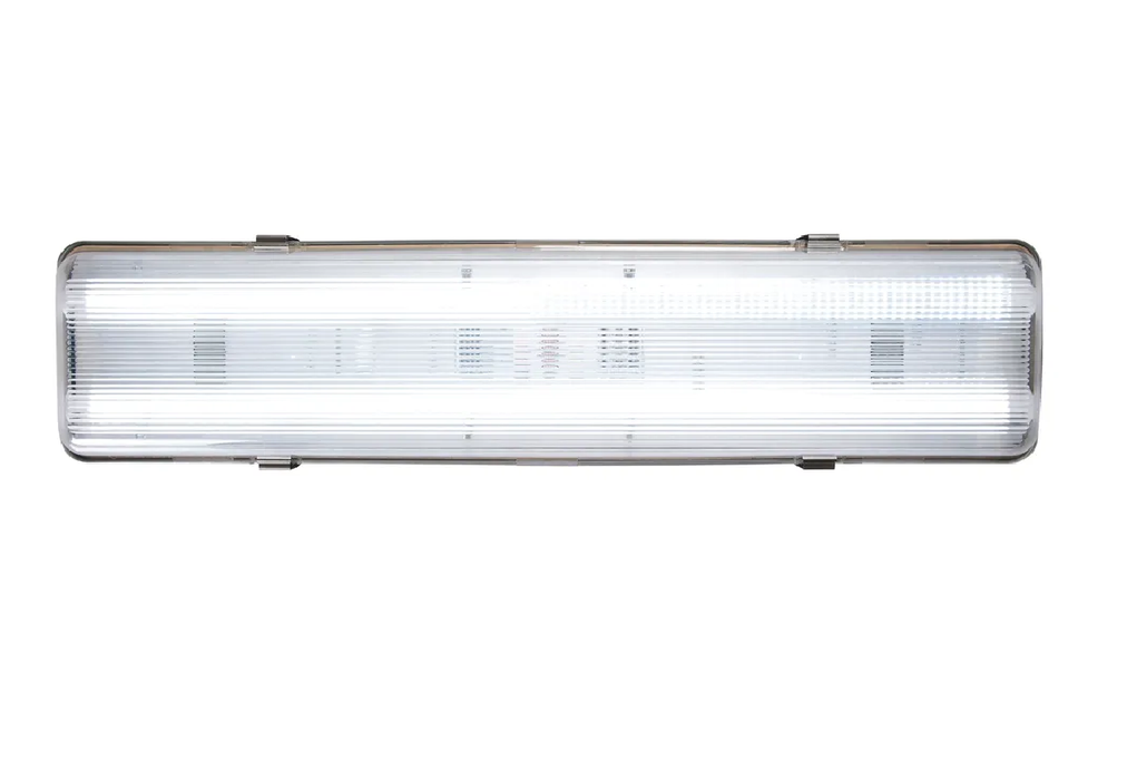 2 x 9W LED 600mm Multimode Emergency Weatherproof Batten c/w  LiFePO4WERÃ¢â€žÂ¢ Lithium Battery Technology