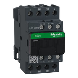 Schneider TeSys Deca contactor - 4P(2 NO + 2 NC) - AC-1 - &lt;lt/&gt;= 440 V 20 A - 24 V AC coil