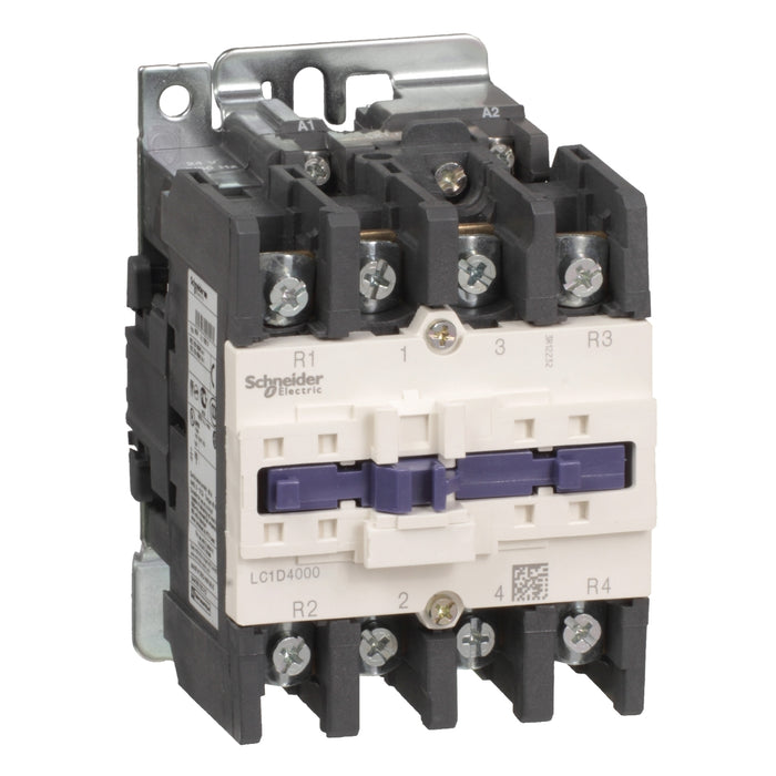 Schneider TeSys Deca contactor , 4P(2 NO + 2 NC) , AC-1 &lt;lt/&gt;= 440V, 60 A 110V AC 50/60 Hz coil