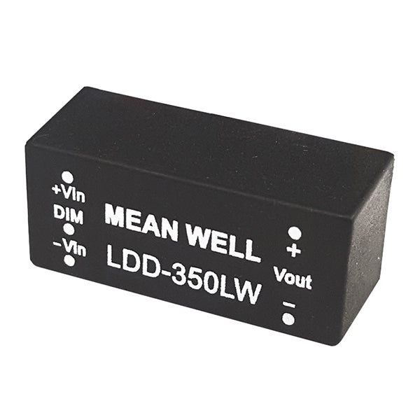 Meanwell 9-36 VDC Step up driver, 350mA (700mA option), constant curr