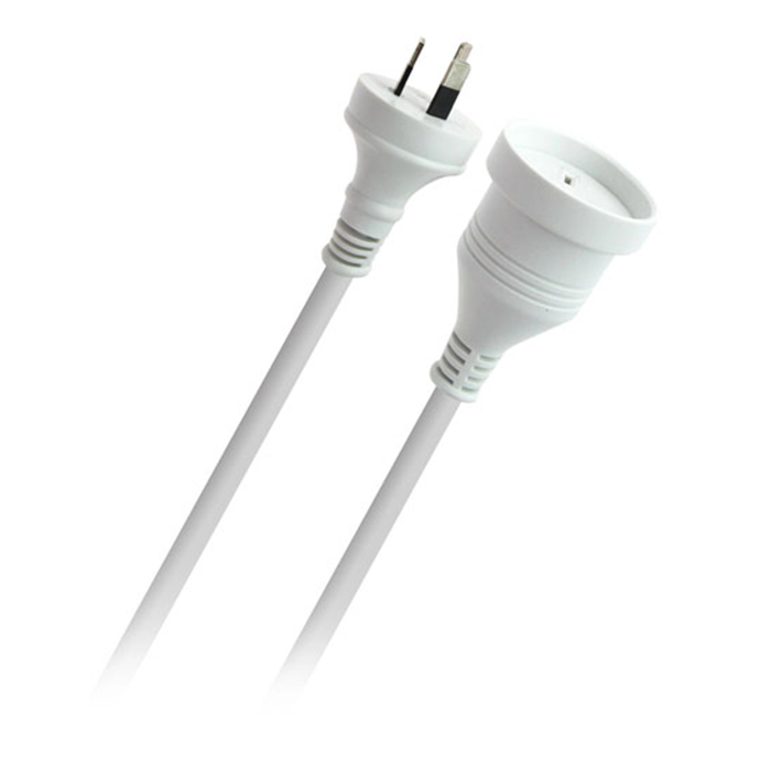 CLA EXTENSION LEAD White 10A 2m