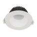 EUROTECH GEO15LG - LOW GLARE DOWNLIGHT WHITE WITH WHITE REFLECTOR 3000K/4000K/6000K 230V LED 15W IP44