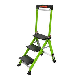 Staffy Little Giant Jumbo Step. 3 Step. Staircase Type Ladder With Handrail. Fibreglass. Industrial 170Kg USA Code:11933