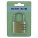 Tri-Circle KD-T1040 Combination Padlock 40mm 1 per Card