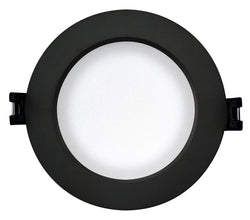 Vynco Lum Black Downlight 8W 860-920 Lumens 3CCT Rec Quick Conn