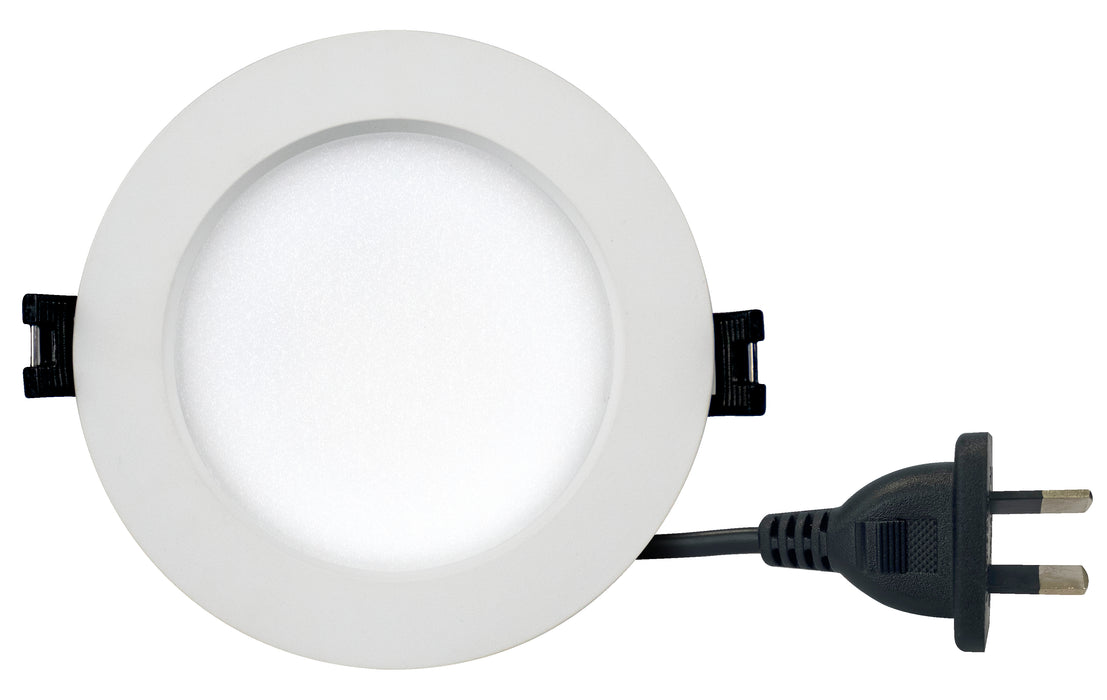 Vynco Lum Downlight 8W 860-920 Lumens 3CCT White Rec Flex/Plug