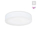 EUROTECH 230V EXTERIOR LED PLASTIC CEILING / WALL LIGHTS WITH BUILT I