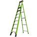 Staffy Little Giant Sentinel. 10 Step. 170Kg Fiberglass Stepladder / Leaning Ladder With Rotating Wall Pad Accessory And Ground Cue USA Code: 15910-002