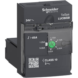 Schneider Advanced control unit, TeSys Ultra, 1.25-5A, 3P motors, protection & diagnostic, class 10, coil 24V AC