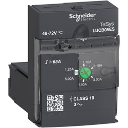 Schneider Advanced control unit, TeSys Ultra, 1.25-5A, 3P motors, protection & diagnostic, class 10, coil 48-72V AC/DC