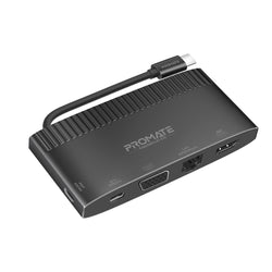 CDL Promate 6-in-1 USB Multi Port Hub with USB-C Connector