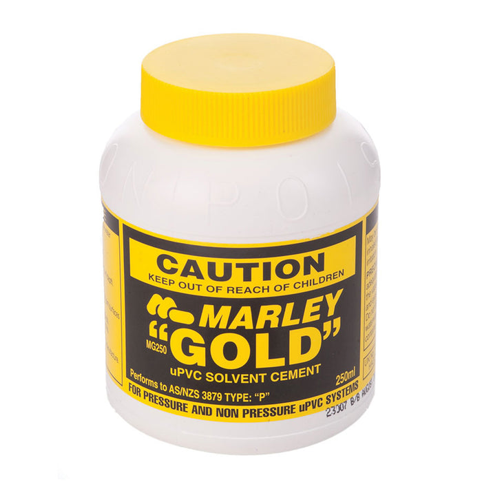 Marley CEMENT GOLDPVC SOLVENT 250ml POT