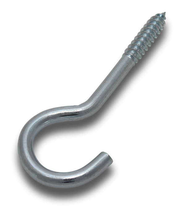 Cup Hook 100mm Long Zinc Plated