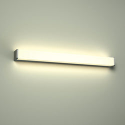 EUROTECH TIAGO - 900MM  SQUARE MIRROR WALL LIGHT CHROME 3000K/4000K 230V LED 18W IP44