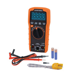 Klein 600V 10A ACDC Autorange Trms Temp Multimeter