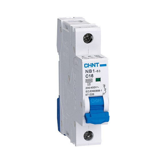 Chint 16 Amp 6kA 1 Pole C Curve MCB