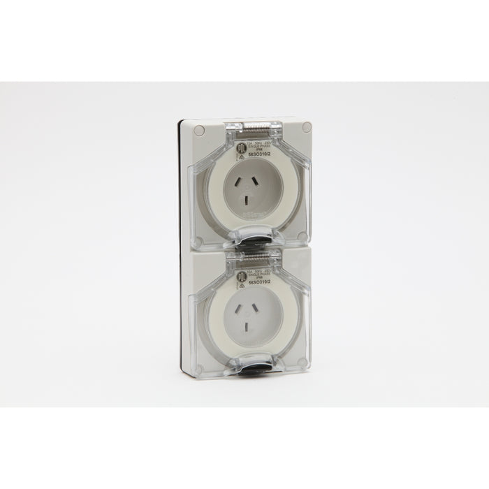 56 Series Socket Auto 10a 1Gang 3Flat Pin