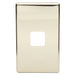 Pdl  Switch 600 Cover Only 1 Gang Polished Brass