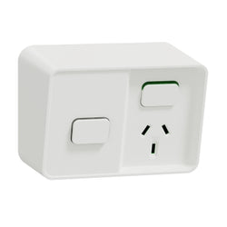 Iconic Socket Sw Single with Timer 10A 250V XW Outdoor