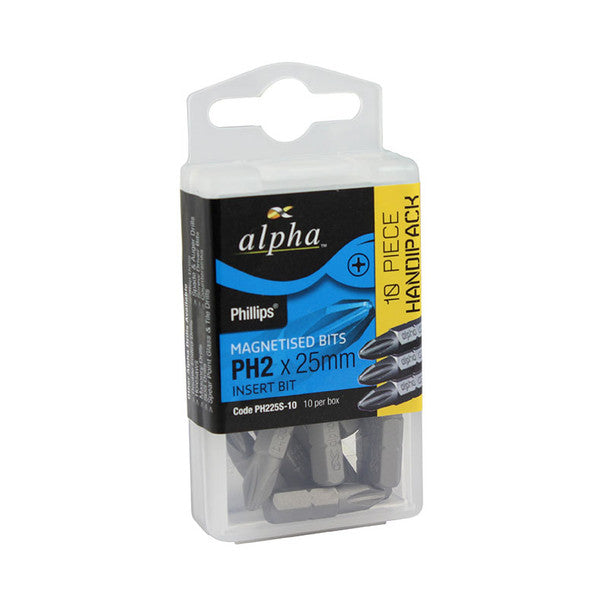 Trucut Alpha Phillips Insert Bit 2 x 25mm Handipack