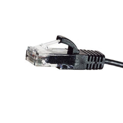 Legrand Patch Lead Cat 6 UTP 0.5M RJ45 Slimline Black