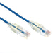 0.75m Cat6A 10G Blue Ultra-Slim Component Level UTP Patch Lead (30AWG)