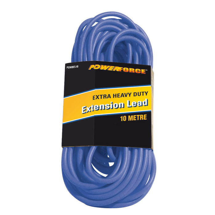 CDL Powerforce 10m 15A Extra Heavy Duty Power Extension Lead 3 Core 1.5mm Blue