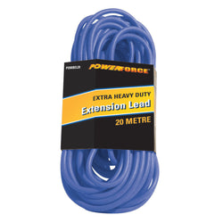 CDL Powerforce 20m 15A Extra Heavy Duty Power Extension Lead 3core 1.5mm Blue