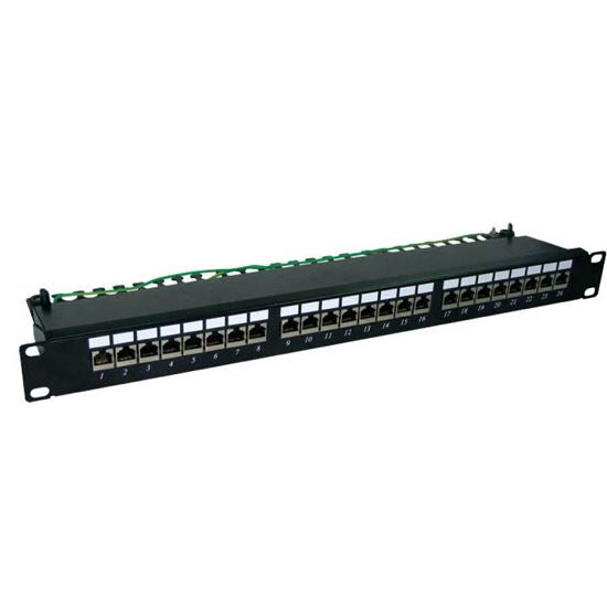 CDL Dynamix Patch Panel 24port Cat6 Shielded T568A & T568B Wiring