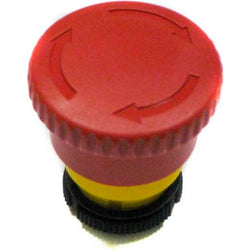 Pushbutton Emergency Stop Mushroom Red Latching Dia 40mm